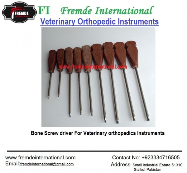 Bone Screw driver For Veterinary orthopedics Instruments border=