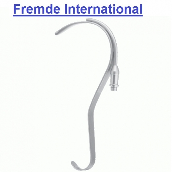 DEAVER RETRACTOR WITH FIBER OPTICS ILLUMINATION border=