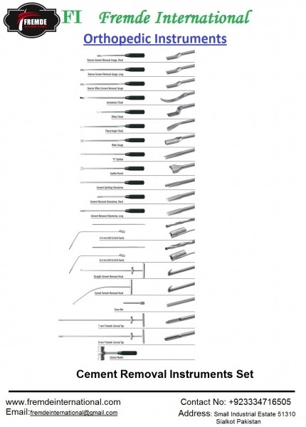  Cement Removal Instruments Set border=