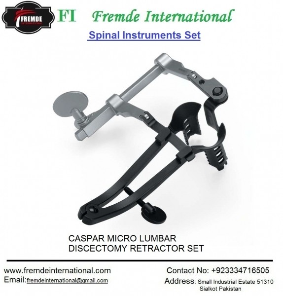 CASPAR MICRO LUMBAR DISCECTOMY RETRACTOR SET border=