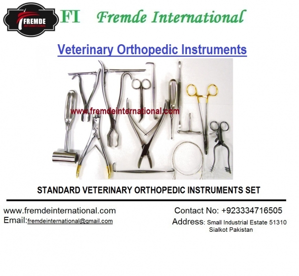 STANDARD VETERINARY ORTHOPEDIC INSTRUMENTS SET border=