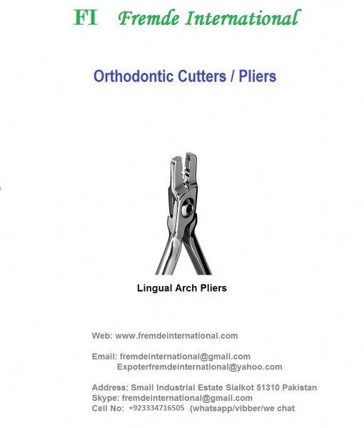 Lingual Arch Pliers                                              border=
