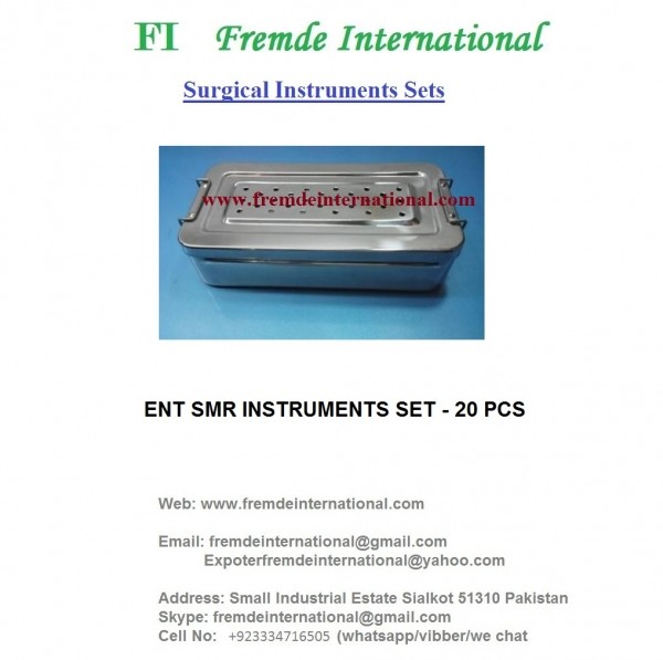 ENT SMR INSTRUMENTS SET OF 20 PCS border=