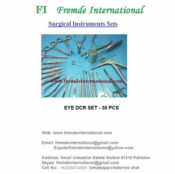 EYE SURGERY DCR SET OF  30 PIECES border=