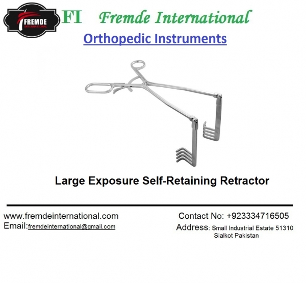 Large Exposure Self-Retaining Retractor border=