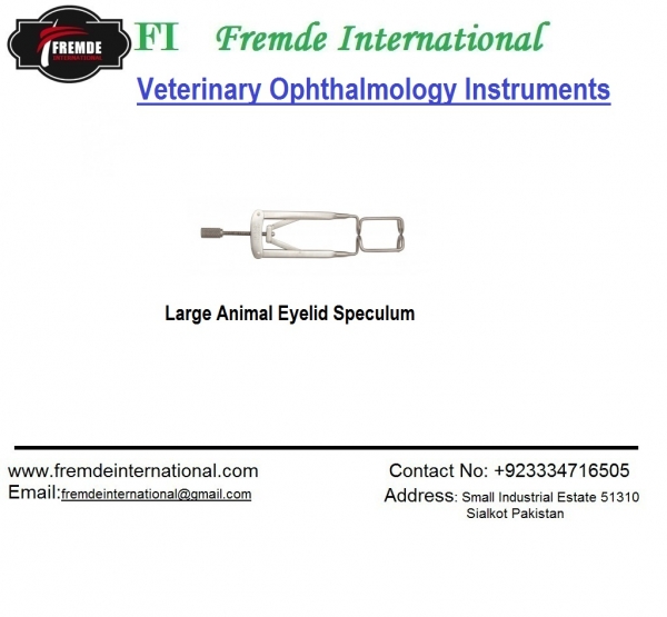 Large Animal Eyelid Speculum border=