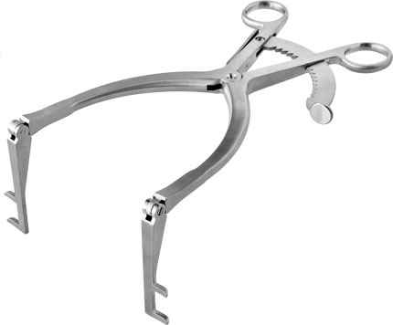 Charnley-type Self-retaining Hip Retractor  border=