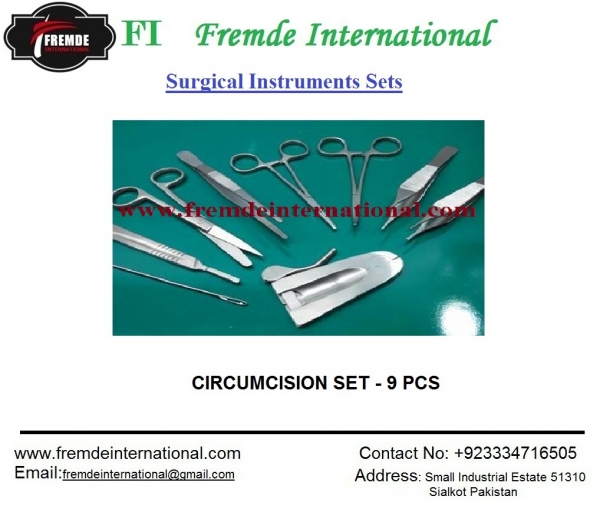 CIRCUMCISION SET OF 9 PCS border=