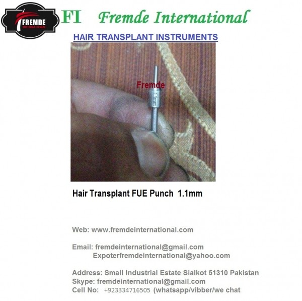  Hair Transplant FUE Punch 1.1mm border=