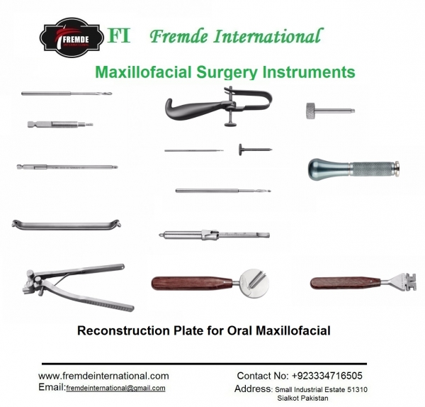 Maxillofacial Reconstruction Surgery Instrument  set border=