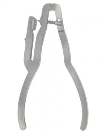 Rubber Dam Punch Ivory border=