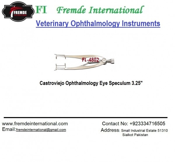 Castroviejo Ophthalmology Eye Speculum  border=
