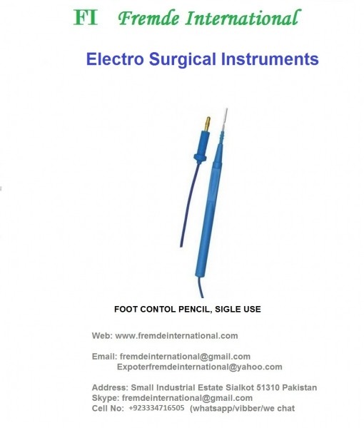 FOOT CONTOL PENCIL, SIGLE USE border=